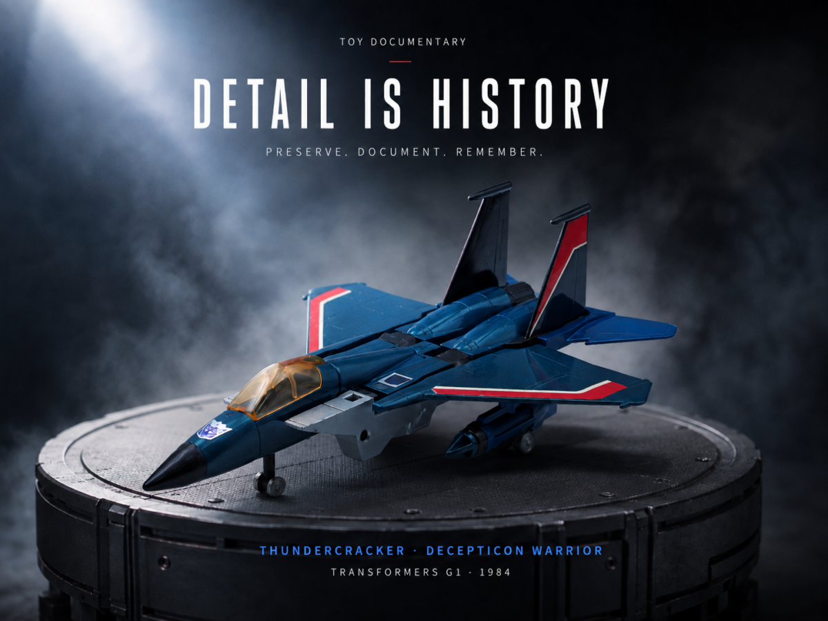 Toy photography studio setup with collectible figure